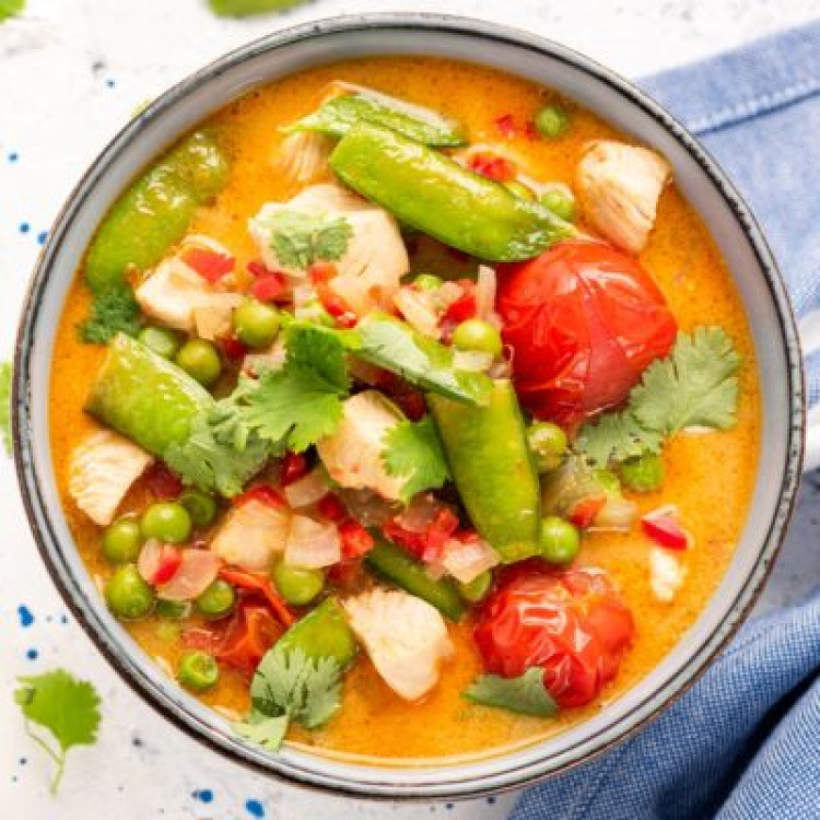 Indian coconut vegetable curry